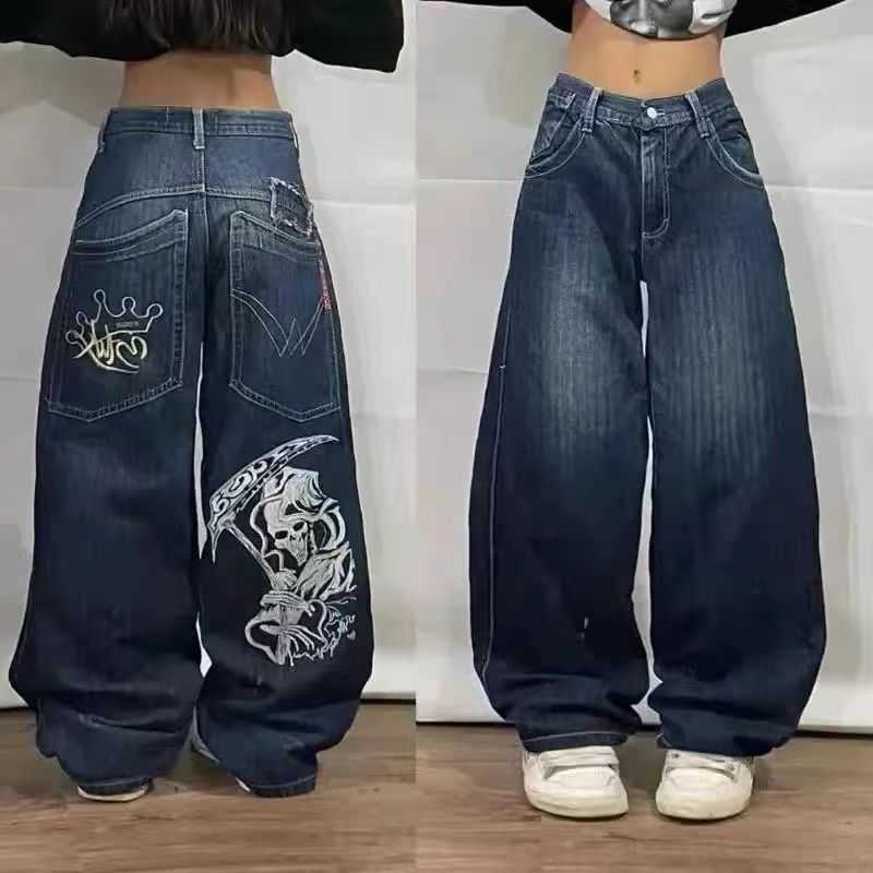 American 2026 Summer Street Y2K Hip Hop Jeans Men Loose Casual Denim Pants D260902