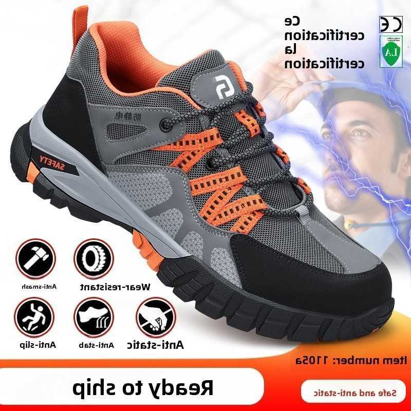 Station Gas Anti-static Summer Shoes Anti-smashing Anti-piercing Comfortable Work Shoes Not Tired Feet Breathable Men's D260901