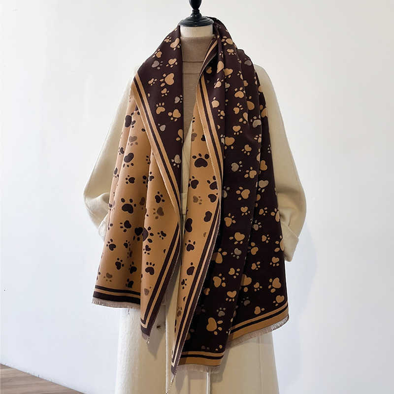 Brands New Luxury Two-Sided Jacquard Scarf Cashmere Soft Warm Fringe Shawl Winter Coldproof Windproof Blanket ScarfT260901 Z260917