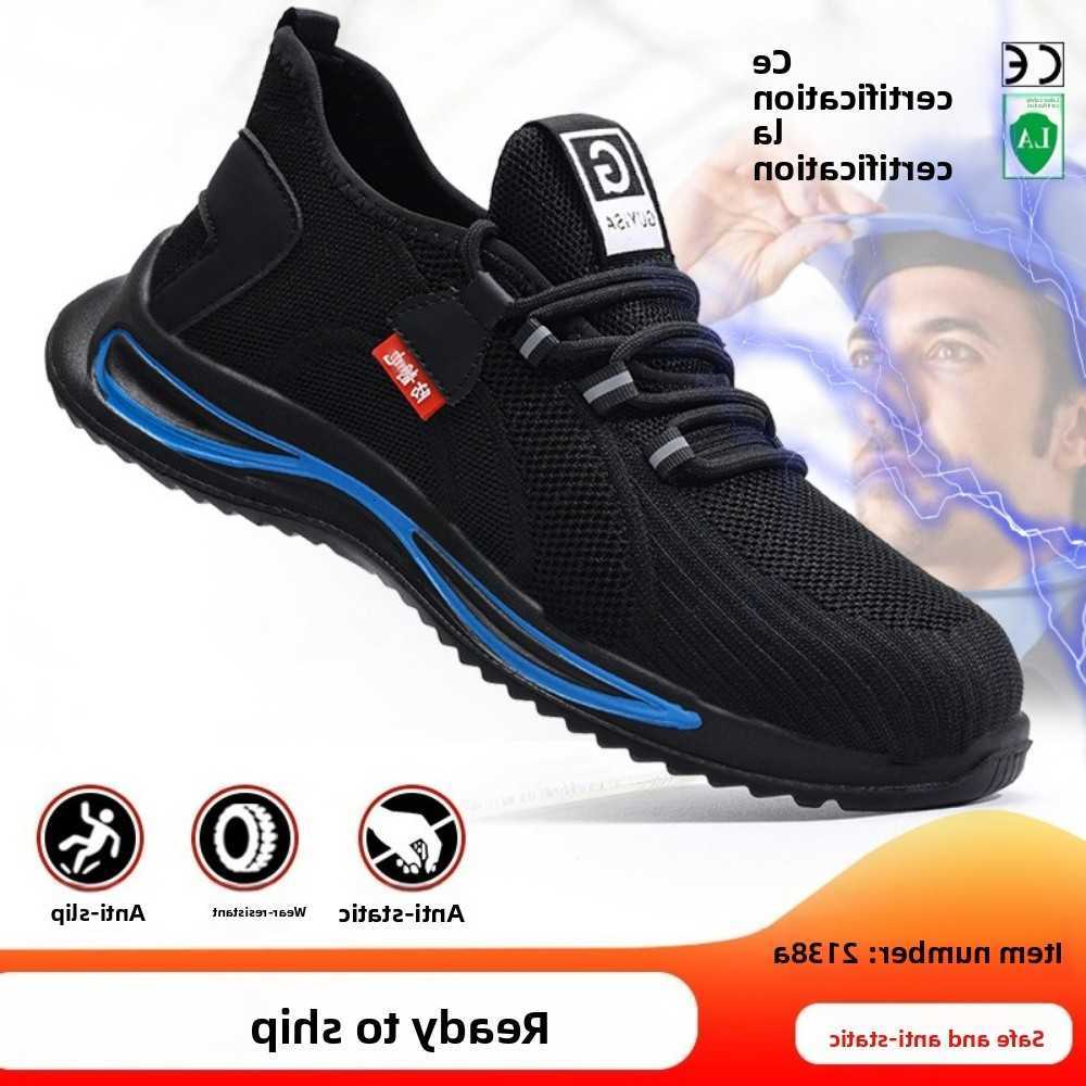 Anti-static Shoes Summer Gas Station Men's and Women's Comfortable No Bag Head Clean Breathable Dust-free Shoes Electronic D260901