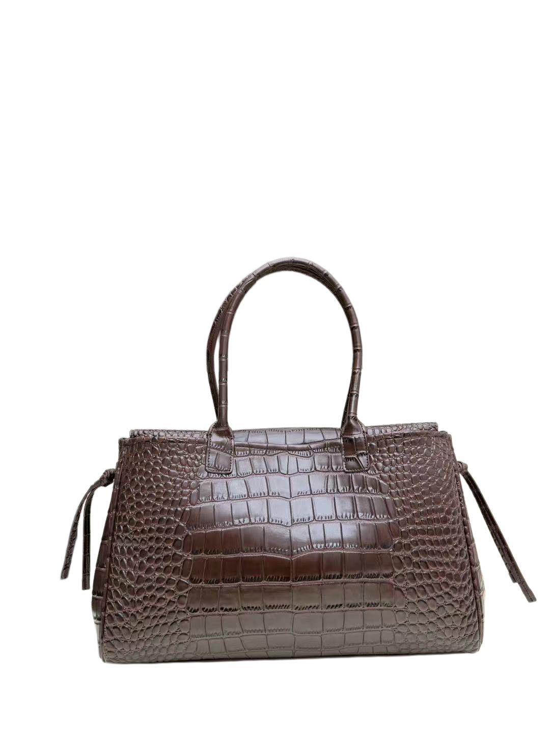 2026 Top Designer High Quality Luxury Classic Vintage Crocodile Pattern Handbag Elegant Casual Crossbody Bag Leather Women's Shoulder Bag