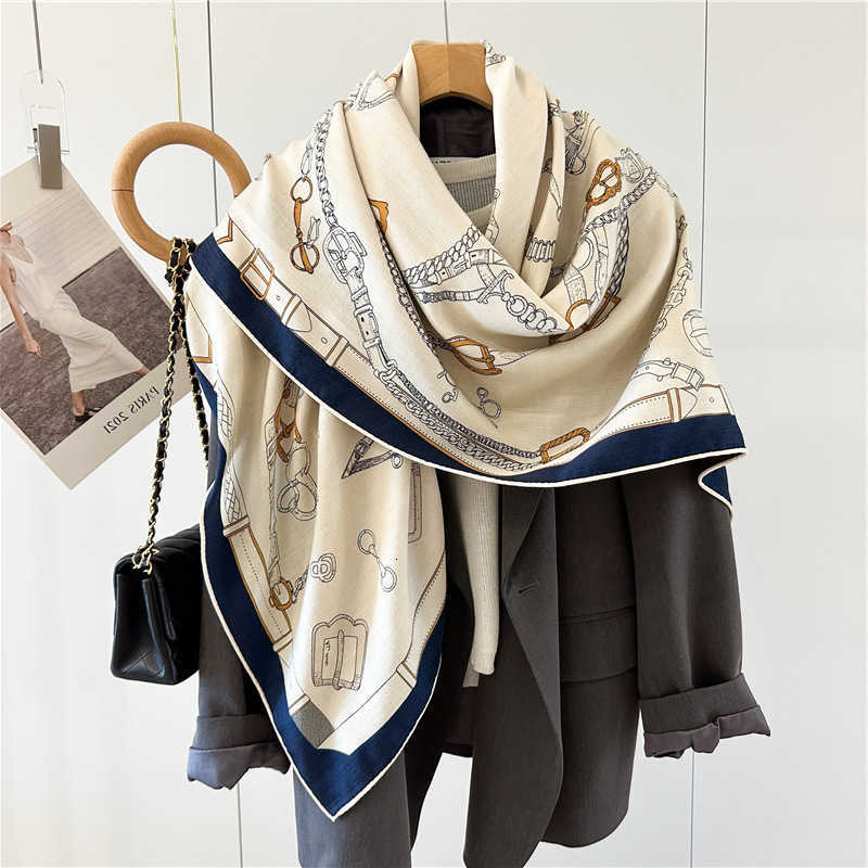 Silk Women Double-side Wool Scarf Big Size Square Winter Warm Wool Scarf Spring Autumn Dual-use Silk Shawls and WrapT260901 Z260917