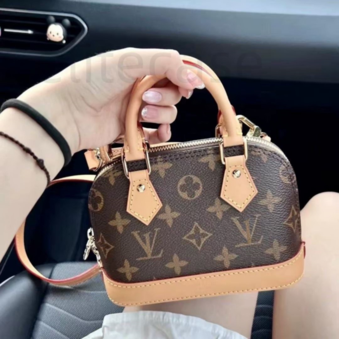 10A Top Quality Nano Almas Trunk BB Bags Autres Toiles Epi Designer Bags M82717 luxury shell bag crossbody Bag Luxury Evening bag women handbag phon