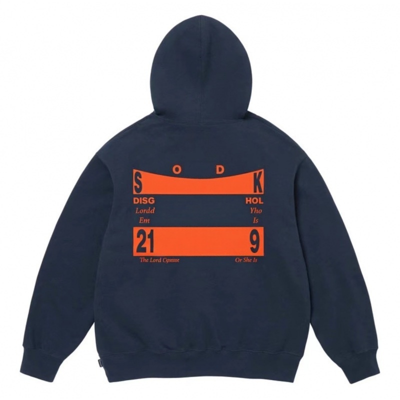 Supremity Long Sleeve Designer Satin Applique Embroidery SPM Hoodies Men Sup Sweatpants Women Loose Sweatshirt Hoody Hip Hop Daily Outfits Supremely