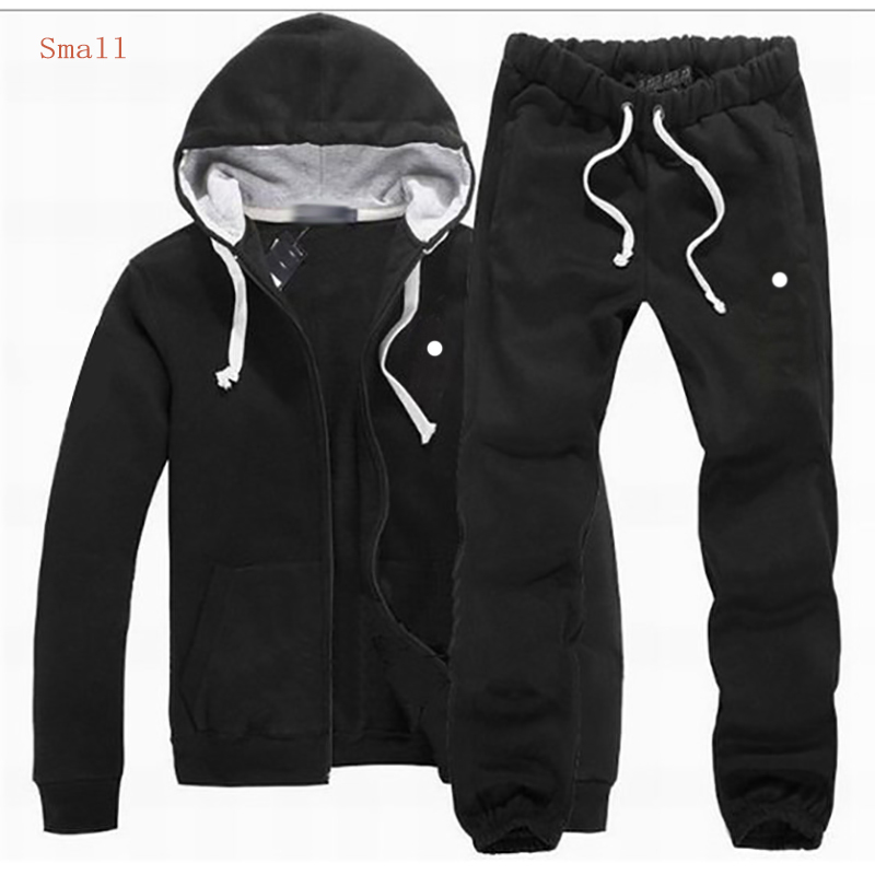 Survêtements pour hommes Survêtements classiques à broderie mini poney Mélange de coton Sweat-shirt quotidien décontracté