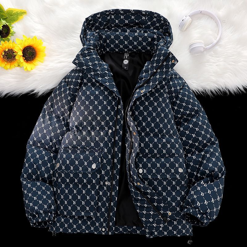 New DesignNew Arrival Top Fashion Jacquard Letters Autumn And Winter Large Embroidery Letters Warm Coat Casual Down Jacket Men