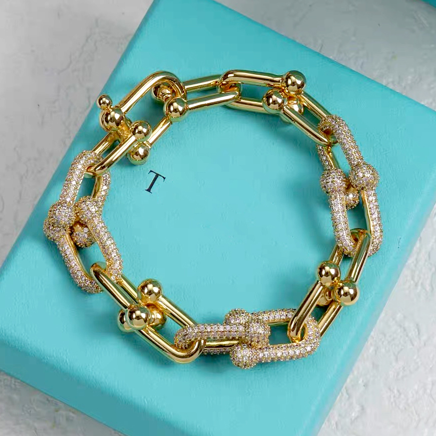 Designer bracelet luxury bracelets designer for women diamondsbracelet U shaped high quality solid colour design bracelet christmas gift jewelry ver