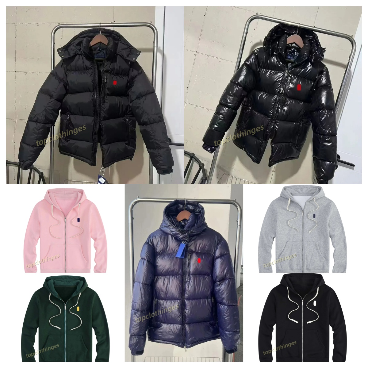 Designer Men Hooded Zipper Winter Polo Puffer Designer Puffer Jackets Winter Jacket Winterjacke Mens Coat Mens Puffer Jacket Mens Jacket Coats