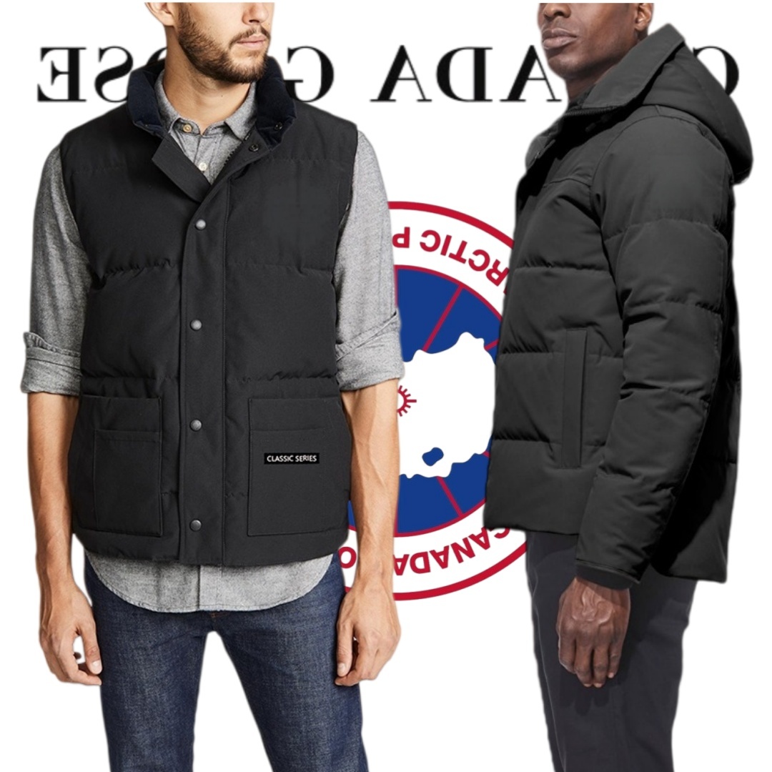 Designer Mens Puffer Jacket Classic 1:1 Heritage Wyndhamparka Black Red Label Men Down Parkas Jackets Coats Winter Warm Outdoor Hommes Bodywarmer S-