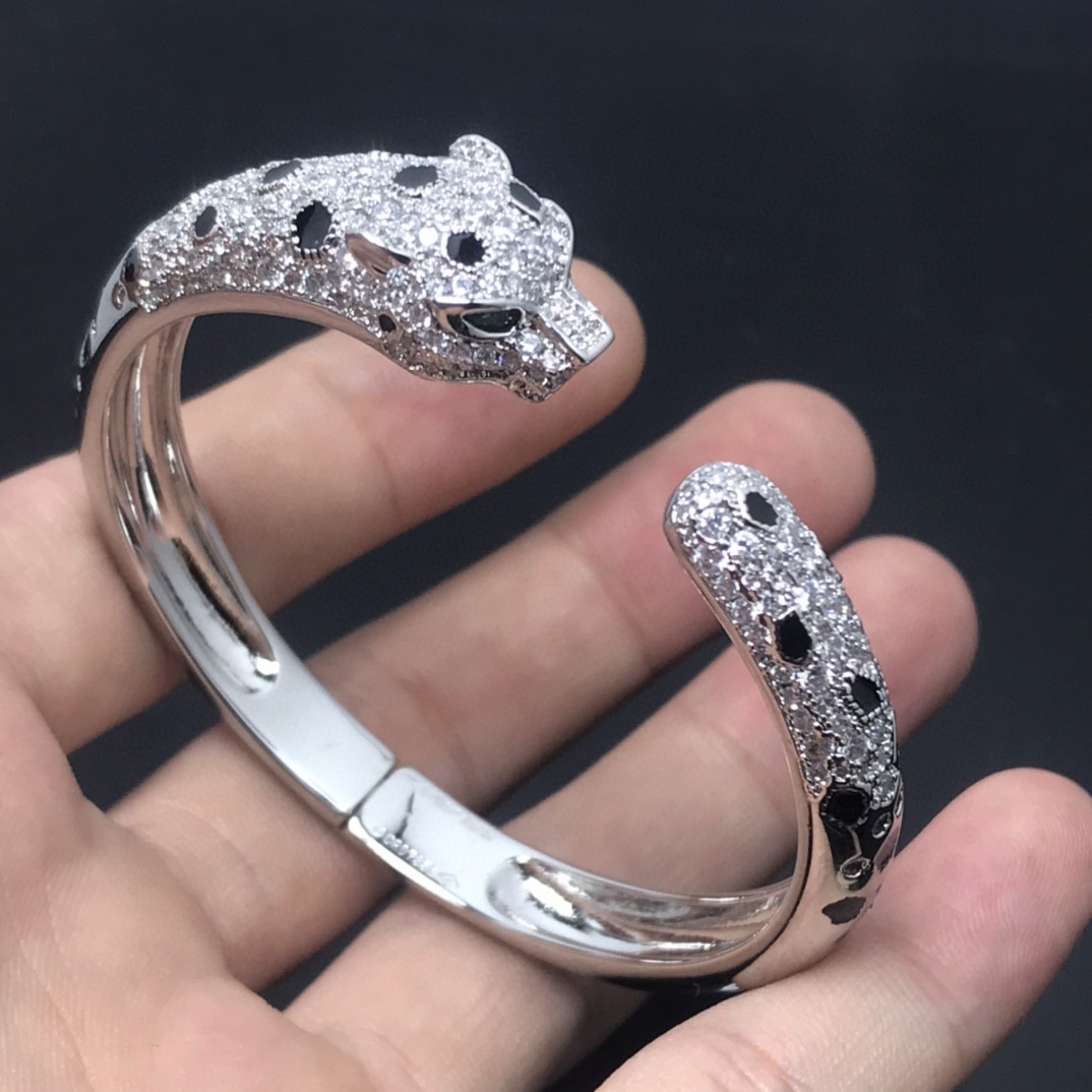 ADITA TOP quality panthere bangle Never fade for woman Cheetah rose gold Bracelet designer with diamonds Gold plated designer 033