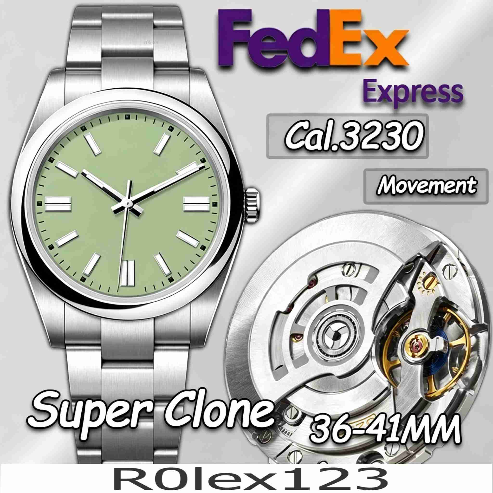 Men Watch Designer Watches High Quality Super CLean factory luxury Mens Watch 36mm/41mm Automatic Mechanical Watches 3130/3230 movement Sapphire gla
