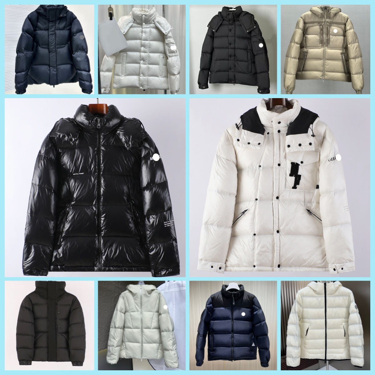 NEW NFC designer winter puffer jacket windbreaker puffer jacket and Autumn jacket coat collar Mens zipper Jacket High quality mens jacket size 1-