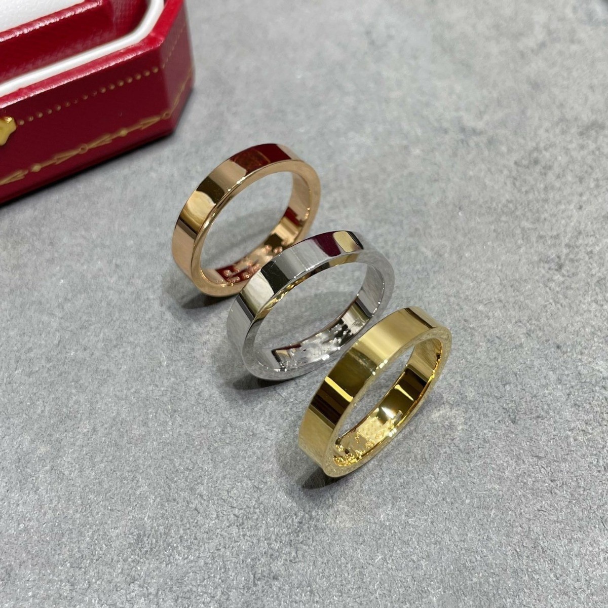 Designer ring mens designer Ring for women love rings new designer for women gold ring mens 18K Gold Silver Rose Stainless Steel Rings wedding Jewel