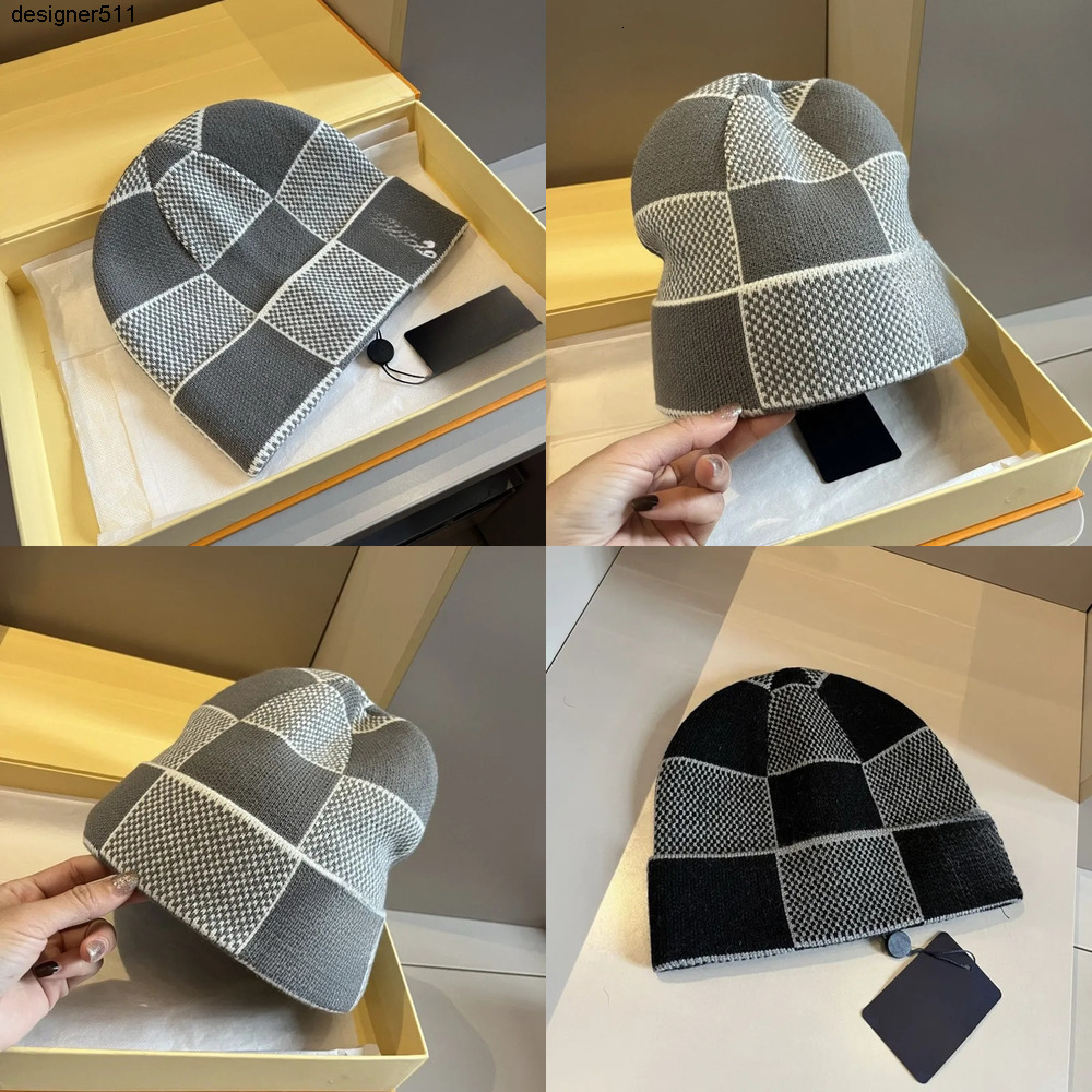 Beanie/Skull Caps 2026 Unisex Plaid Patchwork Knit Cuffed Beanie Hat Soft Warm Windproof Fall Winter Outdoor Daily Travel Casual Ski Hat For Men Wom