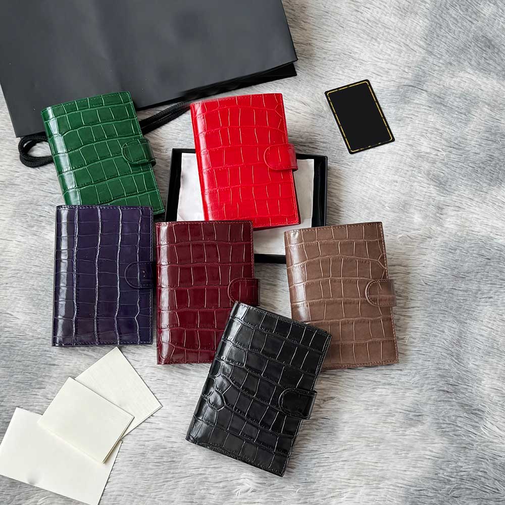 Crocodile designer passport holder women wallet business travel wallet top mirror quality passport cover genuine leather purse card holder with gift