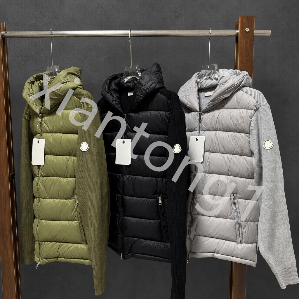 AAA katoen xatmon designer pufferjack met rits, borduurwerk heren voor grafische jas dames veste jas trainingspak xatclothing