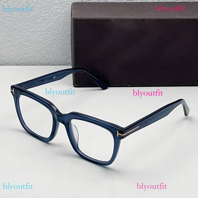 tf Designer Reading glasses For women Square Sunglasses Men Black Acetate Clear Lenses glasses Daily Outfit TF Brand glasses compatible to Prescript