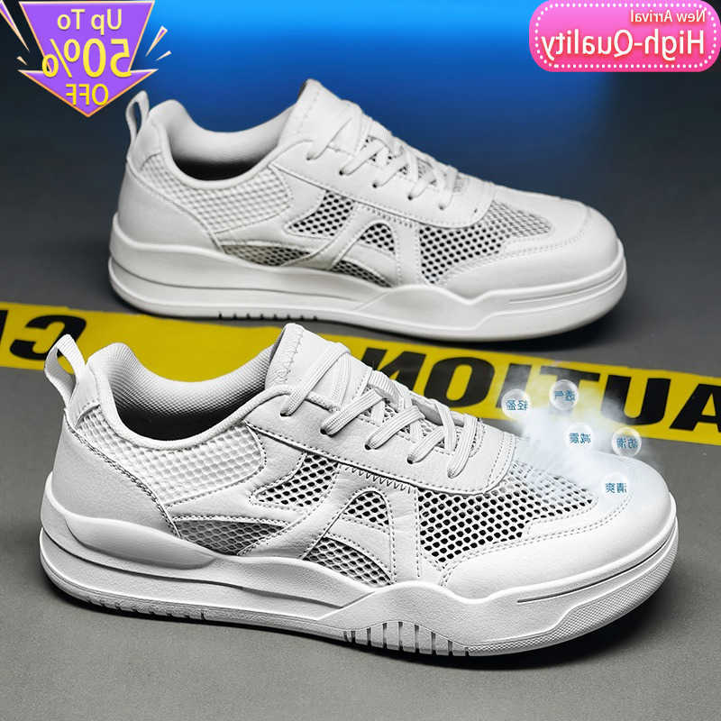 2026 Summer New Low Cut Mens Casual Shoes Simple Anti Slip Refreshing Sports Shoes Flexible Widening Comfortable Walking Shoes D260901