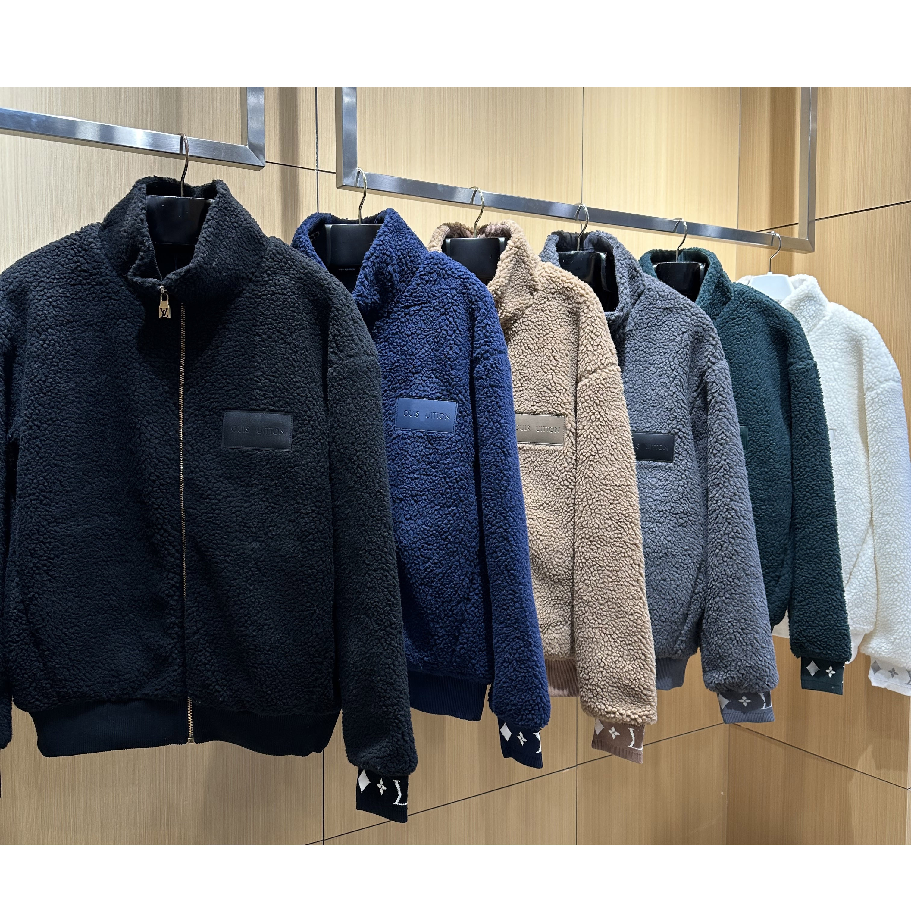 Men's plus size Outerwear Lamb Wool Coats Designer Jacket hoodie suit hooded casual fashion top quality wild breathable long sleeve ytrt341