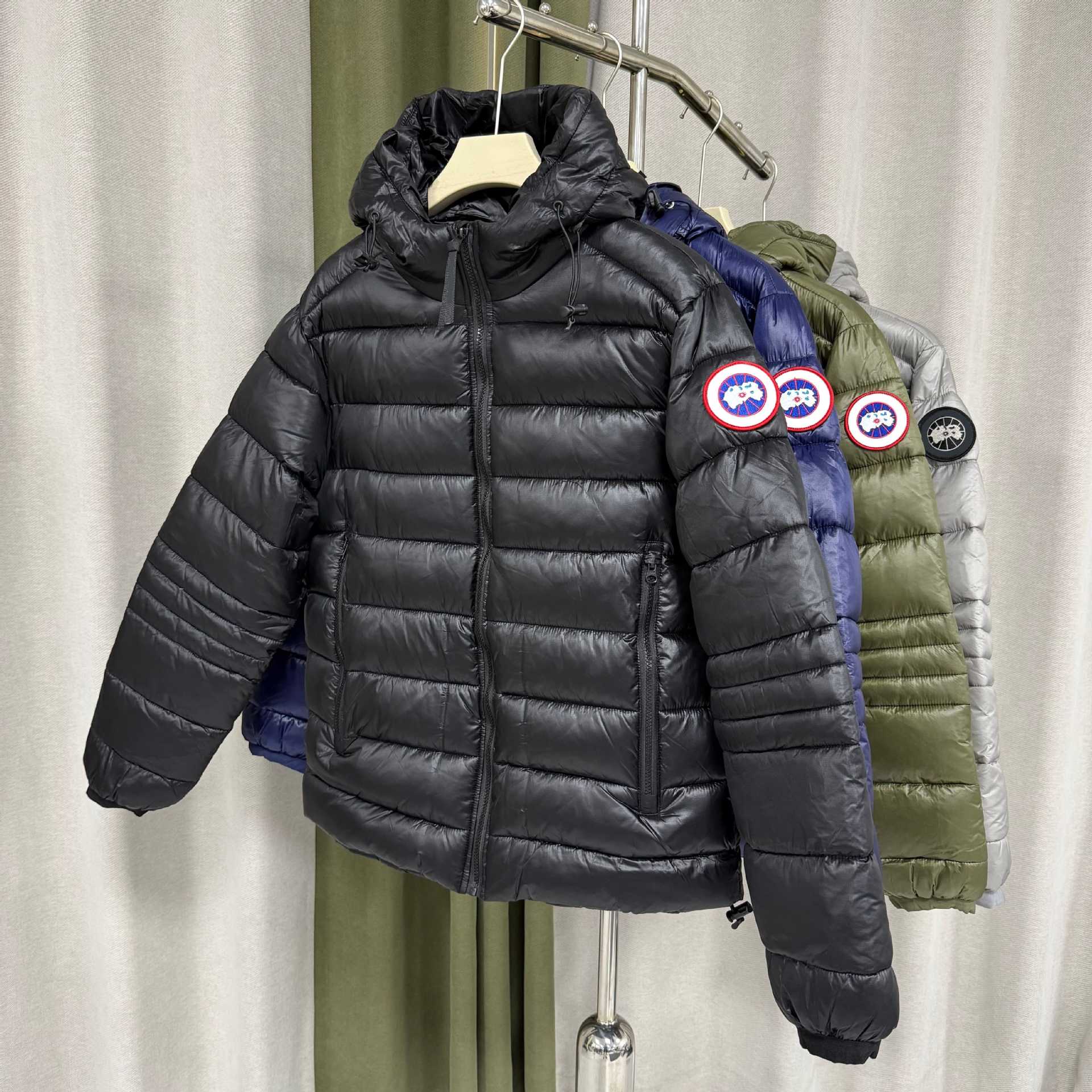 mens Canada jacket Lightweight crofton designer jacket Lightweight men and womenhooded thickened coat Keep warm and windproof top black mark coat bb