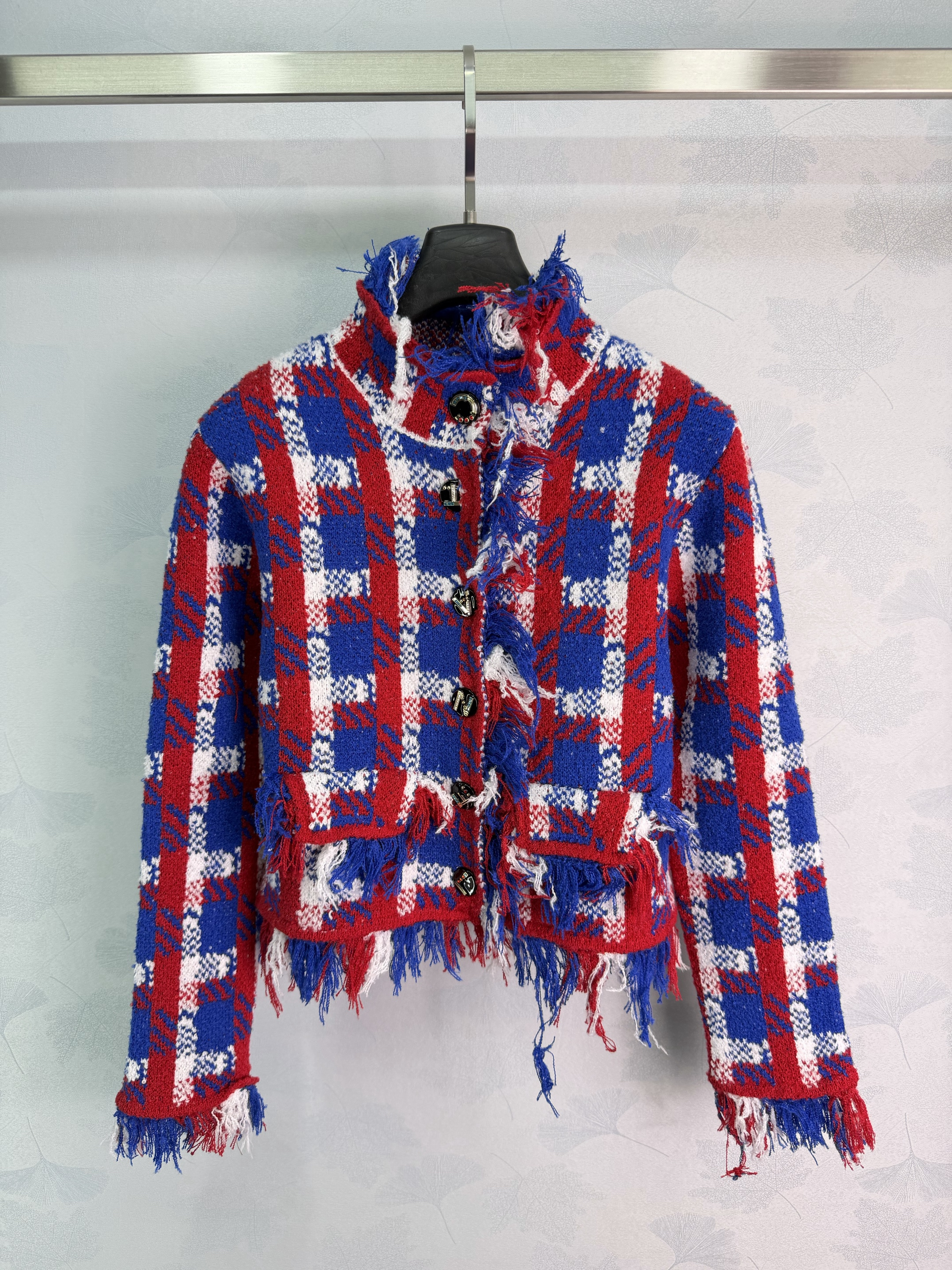 Milan Runway Coats 2026 New Autumn Winter Stand Collar Long Sleeve Fashion Designer Jackets Brand Same Style Tops 0901-12
