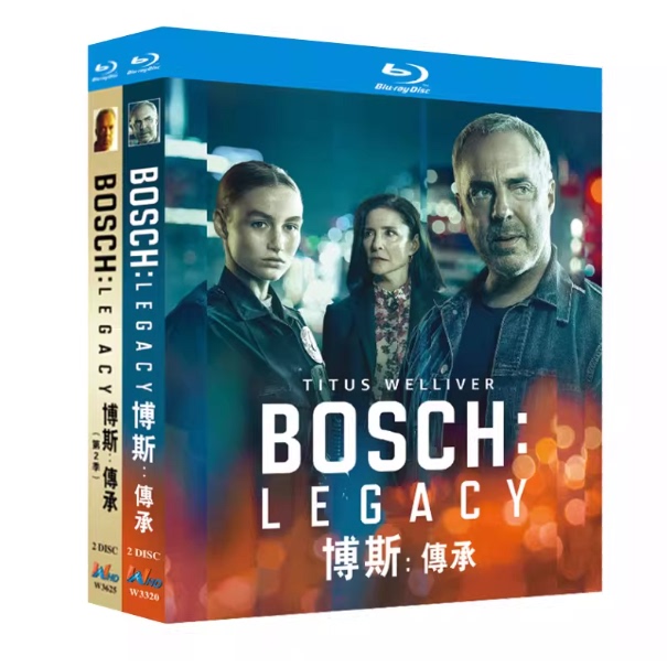 Bosch: Season 1-3 Blu-Ray HD Complete Collection with Multilingual Audio & Subtitles for Worldwide Playback