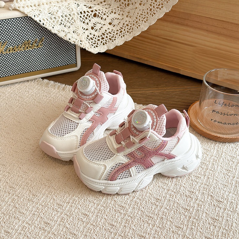 Lightweight Kids Sneakers 2026 Autumn New Design Mesh Breathable Boys Girls Casual Fashion Running Shoes Free Shipping