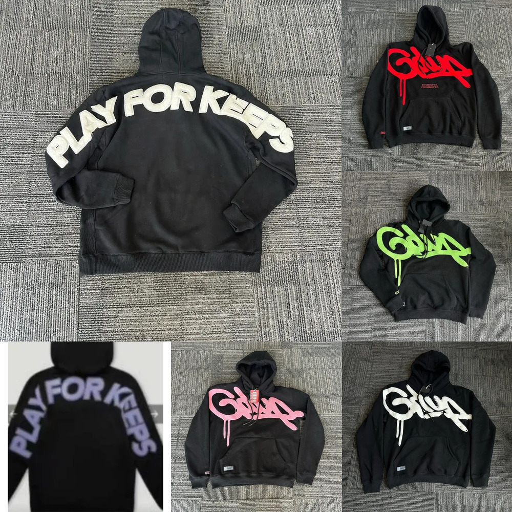 GEEDUP Casual Hoodie Letter Print Mens High Quality Hooded Womens Hoodies Fashion Geed Up Hoodies