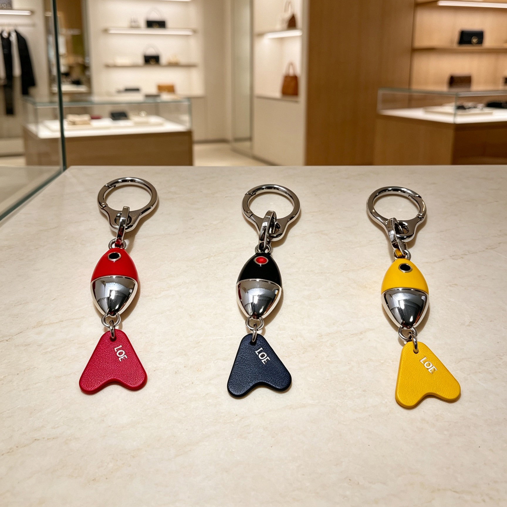 Unique Small Fish Pendant Designer Keychain Exquisite Fashion Gift Pendant Suitable For Minimalist Style Matching Pendant