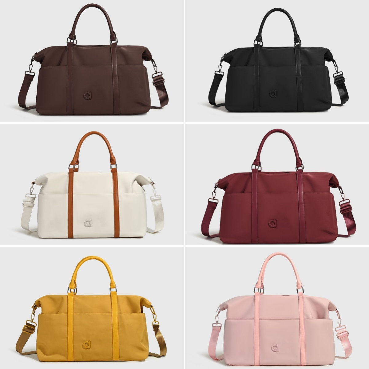 Designer Nylon Large Capacity Yoga Duffle Handbags for Men and Women Business Lightweight Travel Single Shoulder Crossbody Sports Fitness Bags