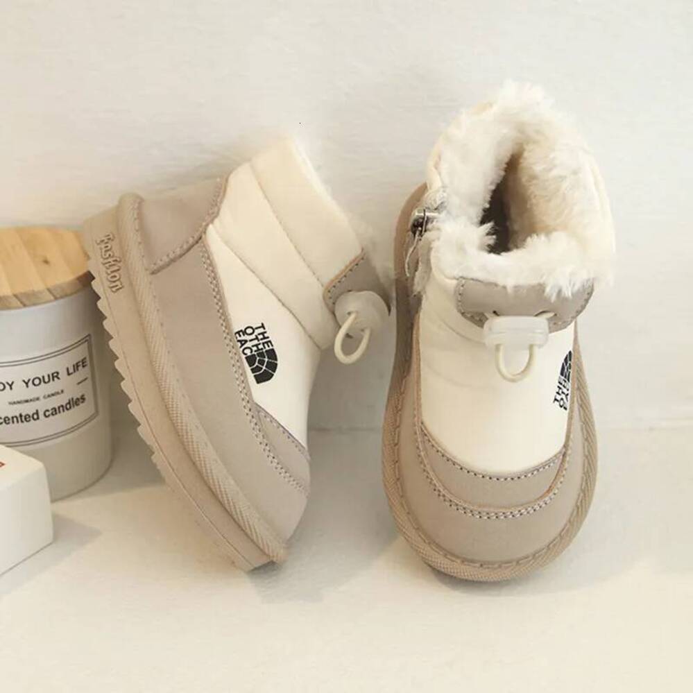 New Hot 2026 Free Delivery Luxury Kid's Shoes Basic Solid Color Snow Boots With Plush Cotton Shoes For Commuting cologne To School perfume Desi