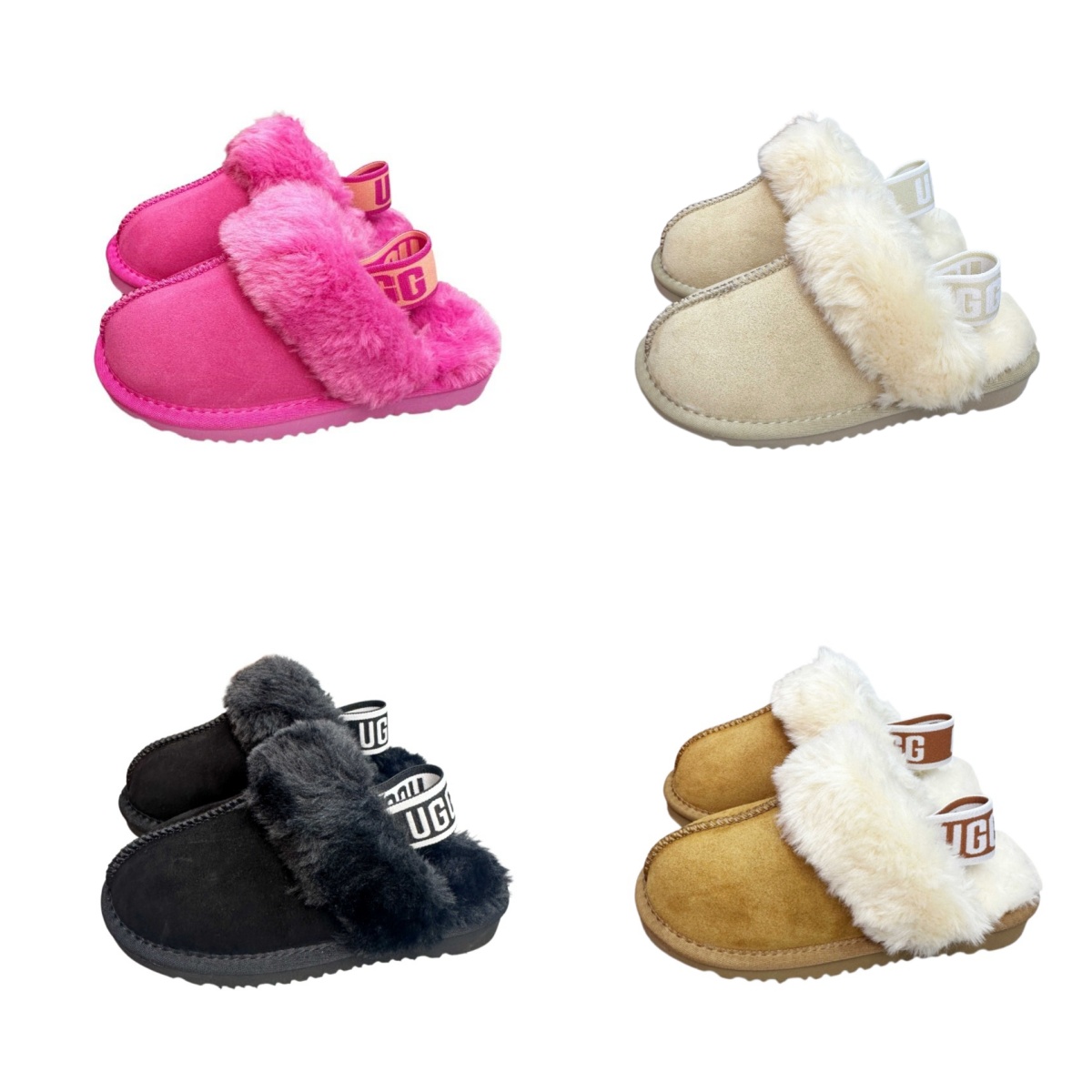 Designer Kids Toddler Slippers Tazz Baby boots Chestnut Fur Slides Sheepskin Shearling Classic Ultra Mini Boot Winter Mustard Seed Mules Slip-on