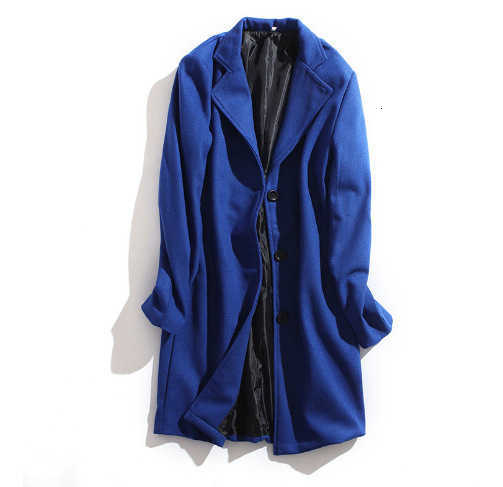 Fashion Men Wool Blends 2026 Mens Casual Business Trench Coat Mens Leisure Overcoat Male Punk Style Blends Dust Coats Jackets D260902