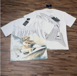 Mix Emotion Shirts Designer Emotion Shirts Mens Y2k Shirt Letter Tee High Street Summer Fashion Hip Hop Retro Casual Cotton Printed Shorts Sleeveds
