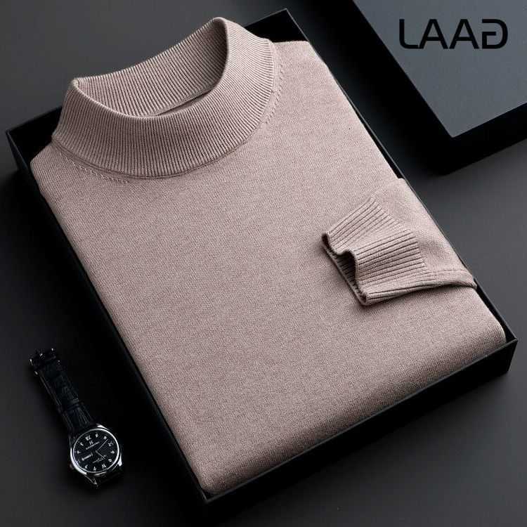 Cashmere GAAJ Mens Sweater Light Luxury Brand Pullovers Knitted Winter Long Sleeve Jumpers Quality Mock neck Womens Loose Tops T260902