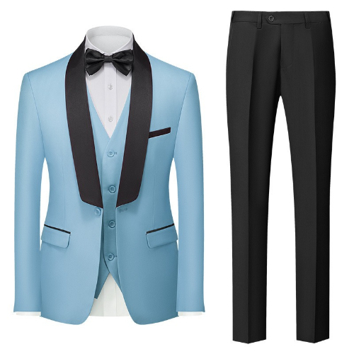 (046) Men's Three-Piece Formal Business Suit