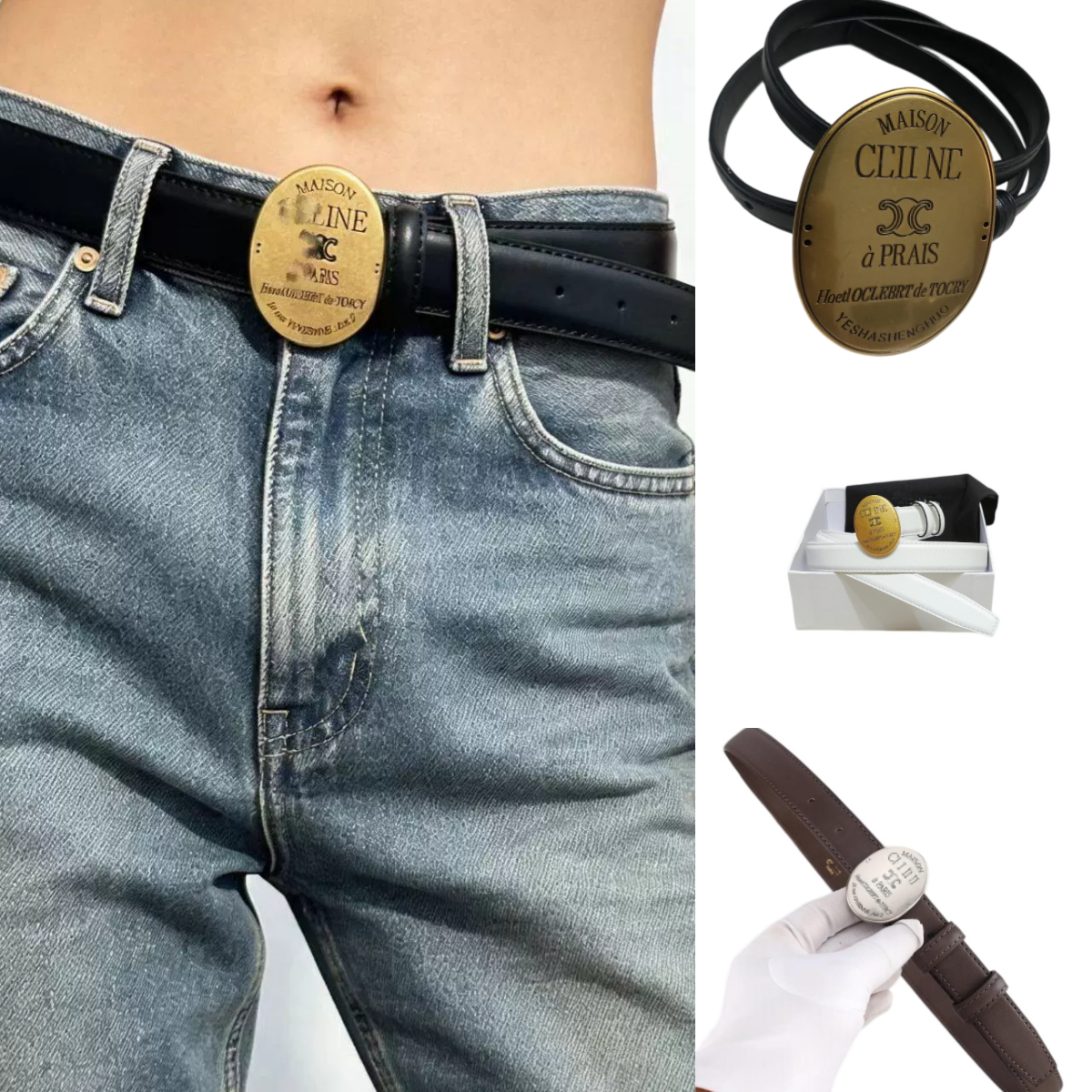Designer Belts Women Luxury Arc De Triomphes MAISON Womens Belt Simple Casual Retro Leather Belts Desginer Men Jeans Decorative Dress Ceniture Popul