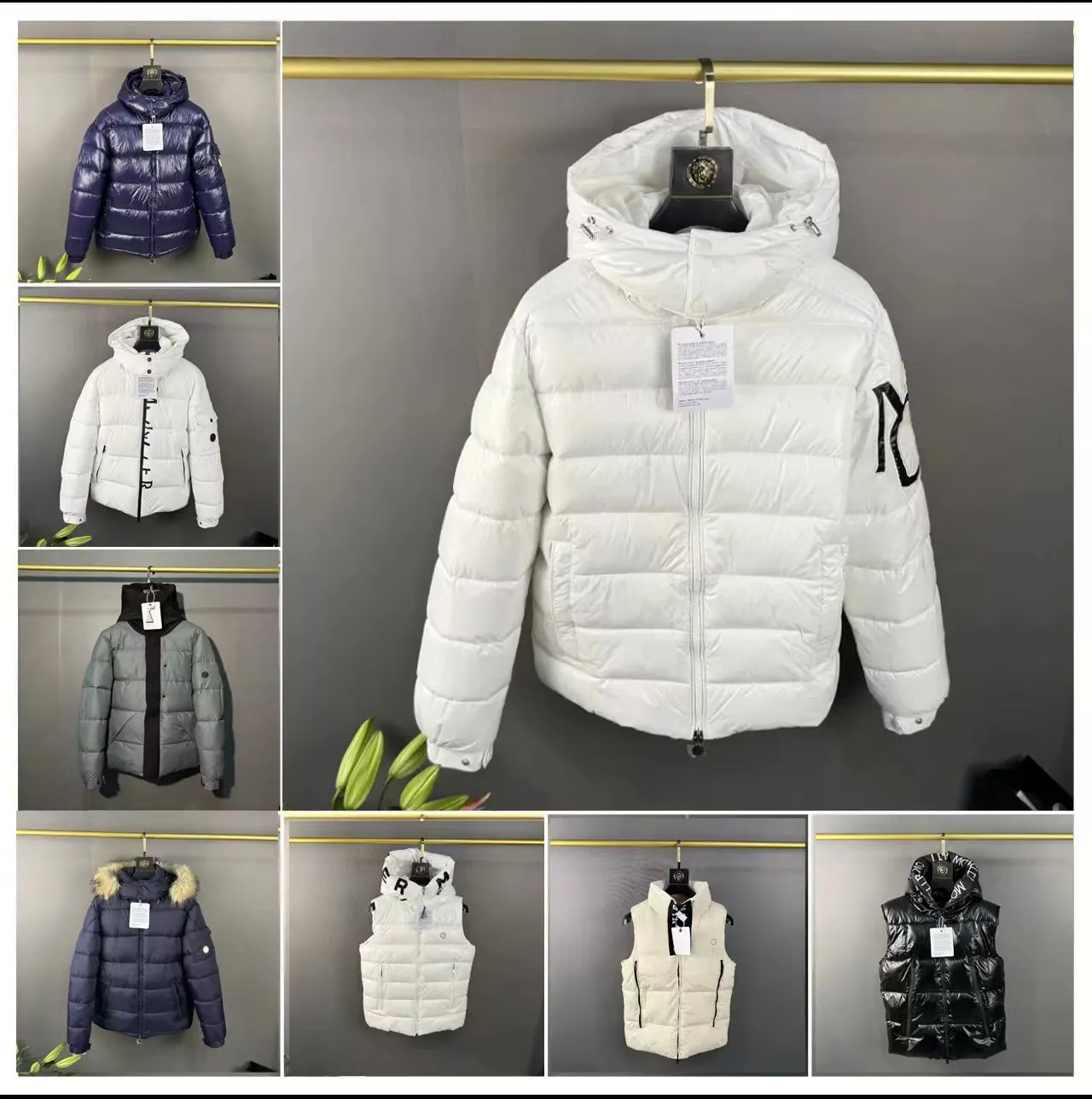 puffer jacket designer jacket Winter Jacket doudoune Windbreaker thick hooded NFC jacket Warm Windproof Down Jacket Asian Size New Coat