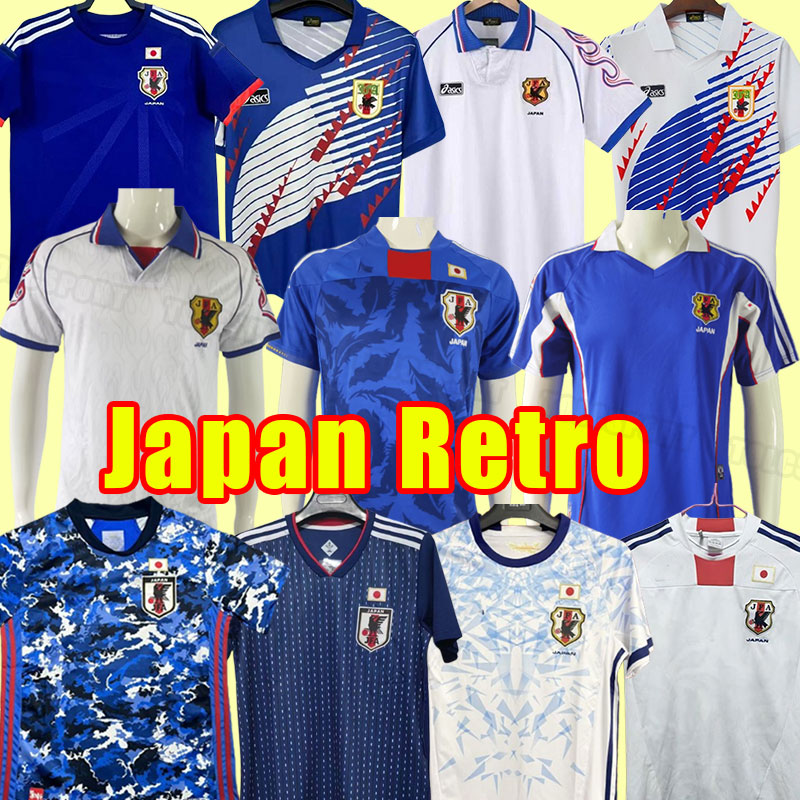1998 Japan National Team NAKATA Mens Soccer Jerseys SOMA AKITA OKANO KAWAGUCHI Retro Football Shirt KAZU HATTORI Goalkeeper 14 16 17 18 20 1998 HOME