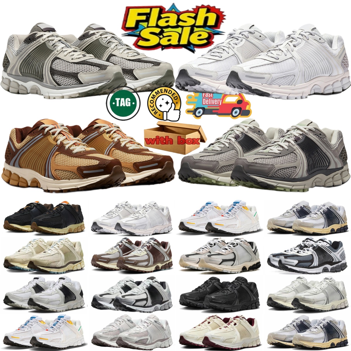 with box mens women v5 running shoes designer retro sneaker zoom V5 casual shoes low top slow shock outdoor sports kids v5 breathable light black