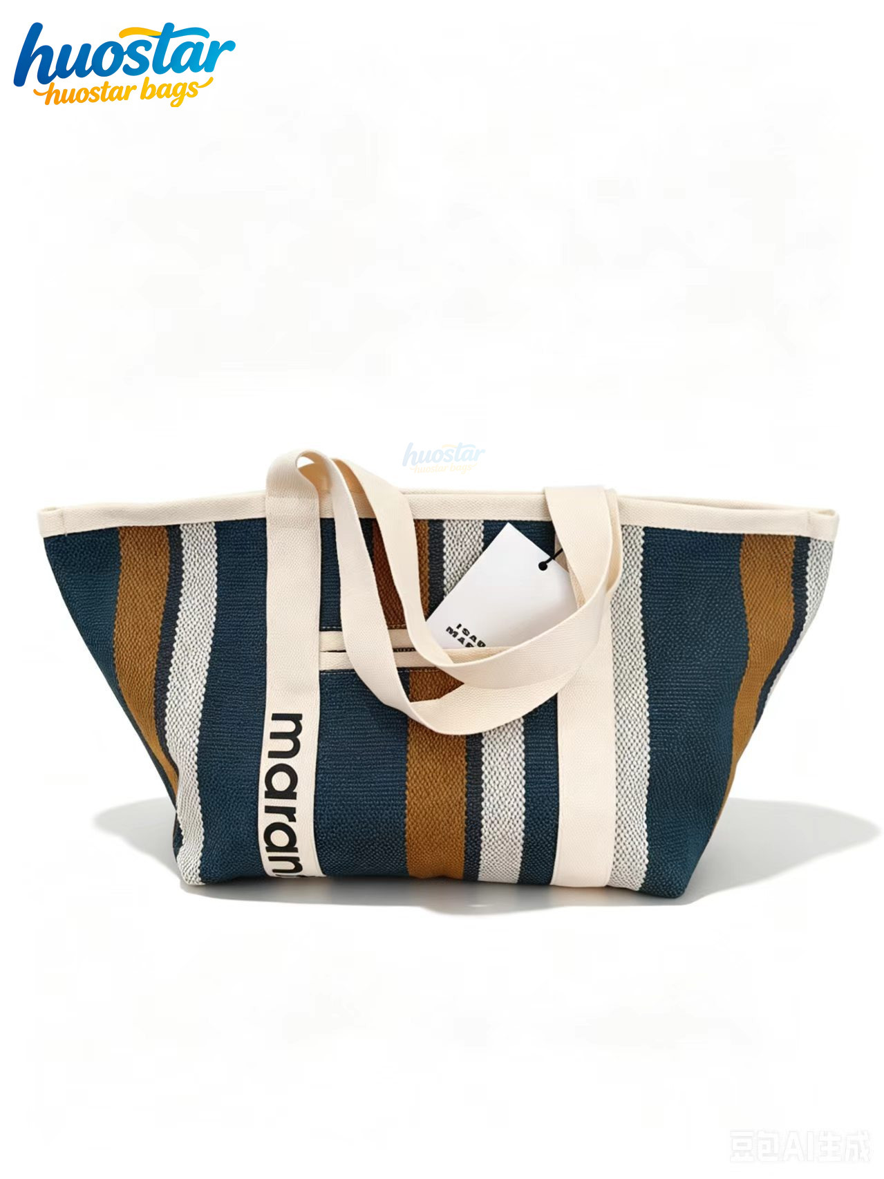 Designer Striped Woven Tote Bag Large Capacity Beach Shoulder Handbag Casual Summer Travel Shopping Purse for Women with Open Top Lightweight Versat