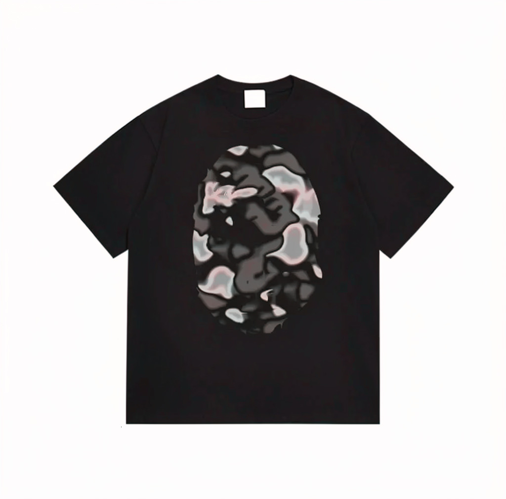 Bap Shirt Mens Designer Clothes Summer Bathing Ape Short Sleeve Cotton Shark Graphic Tshirt Streetwear Loose Fit Casual Outfit Breathable Cl