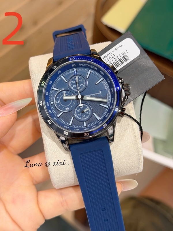 Tommy Wristwatch for New Men 2026 Mens Watches Six needles All dials work Quartz Watch High Quality Top Luxury Brand Chronograph Clock Fashion Rubbe