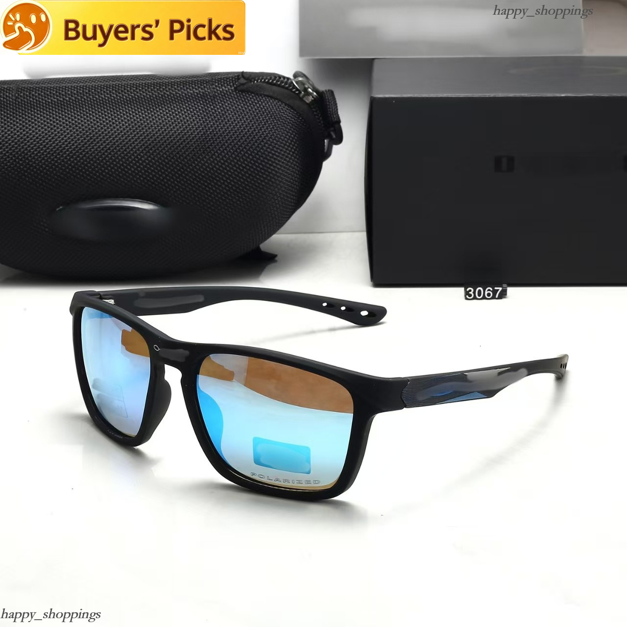 New trendy high-end outdoor sports colorful polarized sunglasses, unisex fashion popular sunglasses