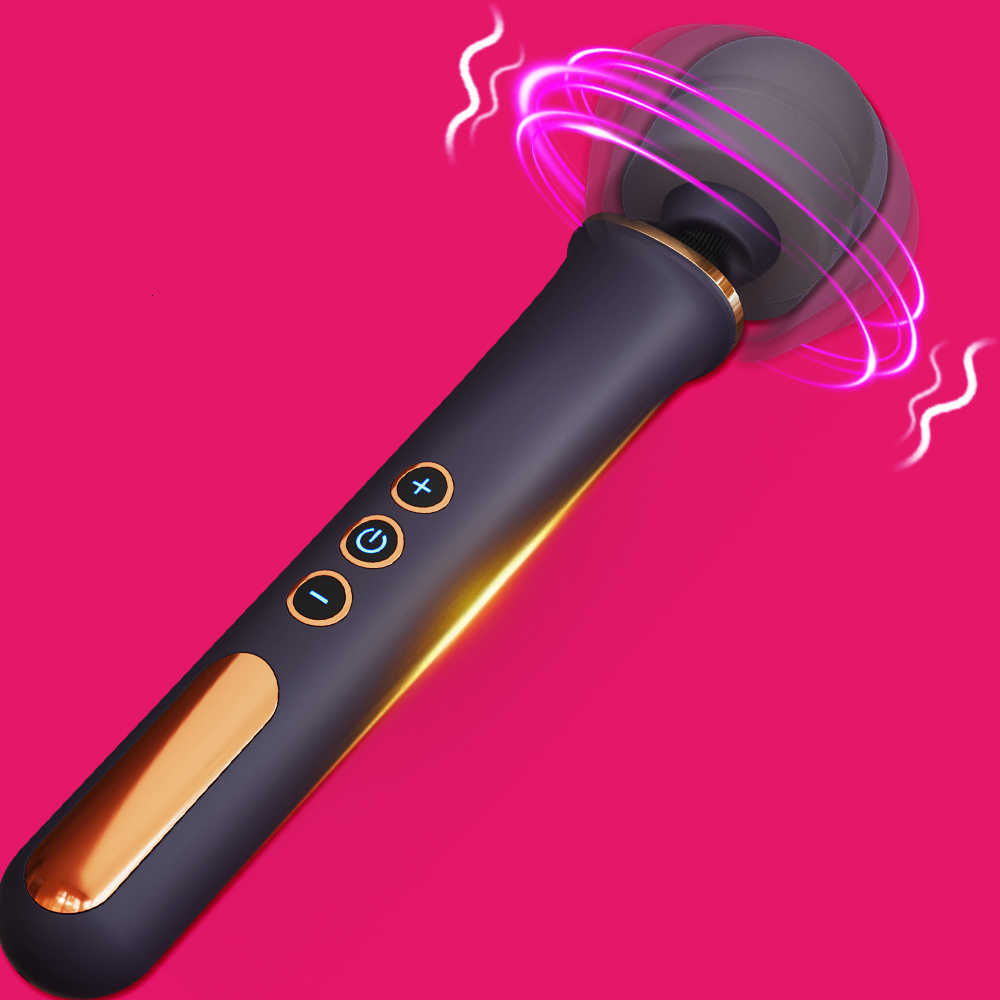 for High-Power Massager AV Wand Clitoral Stimulation Quiet Waterproof Adult G Spot Sex Toy for Women Vibrator Intimate Pleasure H260902