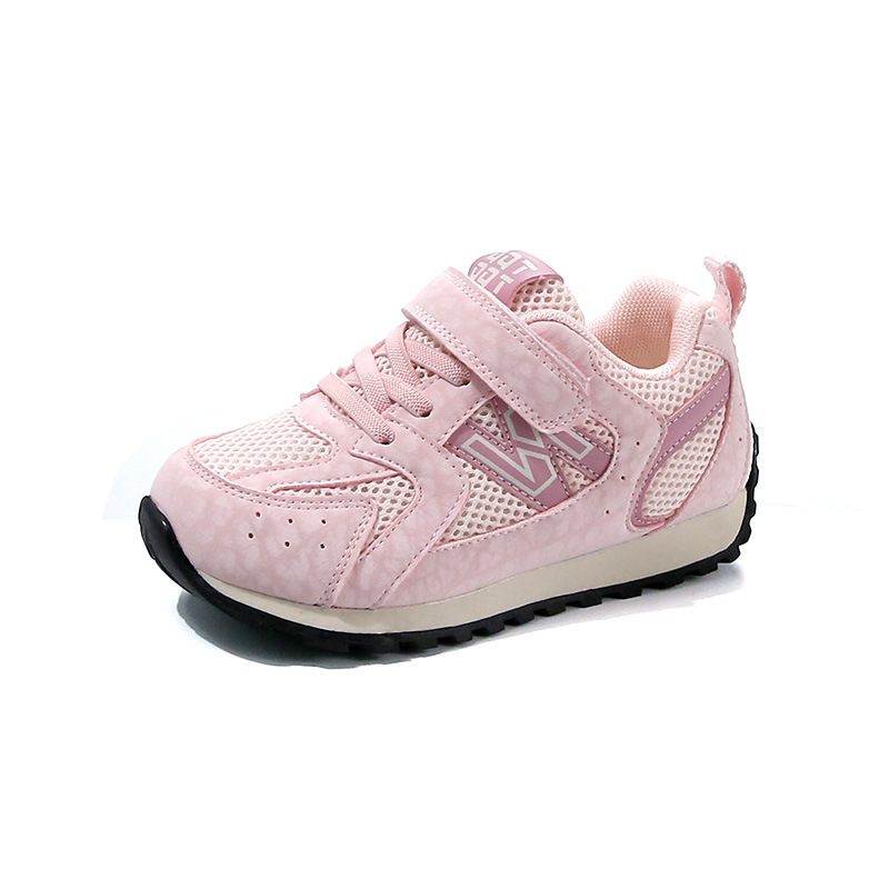 Fashion childrens sports shoes 2026 autumn new design soft breathable comfortable boys girls running casual shoes free shipping