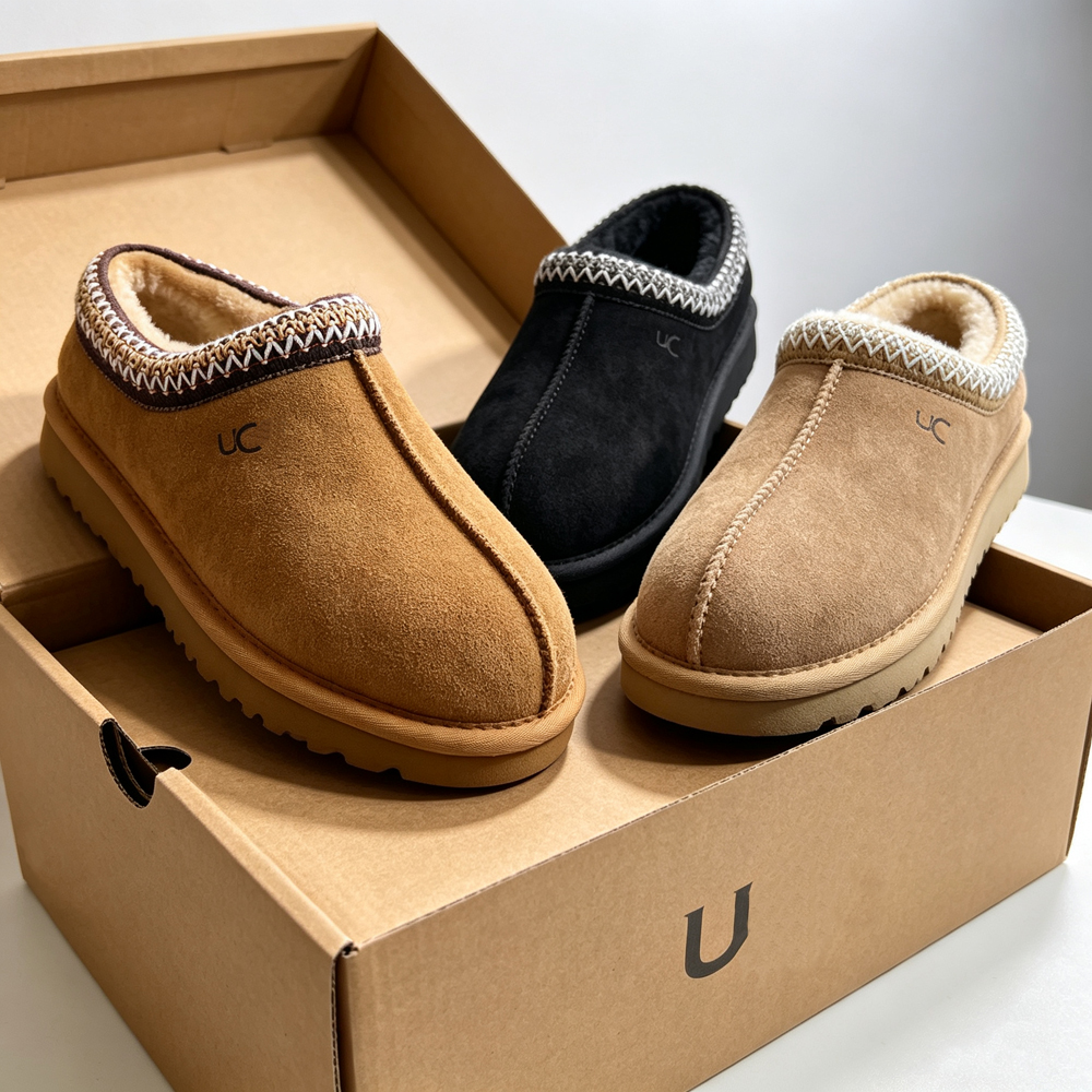 2027 NEW Designer Fashion tazz tasman Furry Women Soft Plush warm Womans Clog winter snow boot Casual Luxury House Sandals Slippers