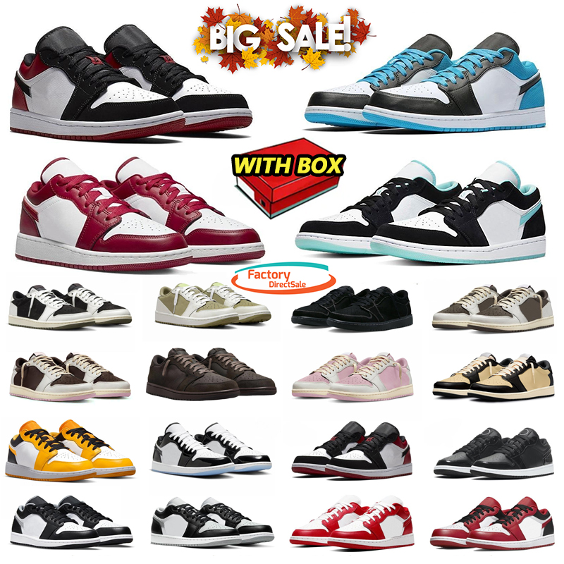 Basketball Shoes 1 1s Low Sneakers Voodoo Brown for Men Women Comfort Cushion Daily Street Basketball Trainers Free Shipping With Box