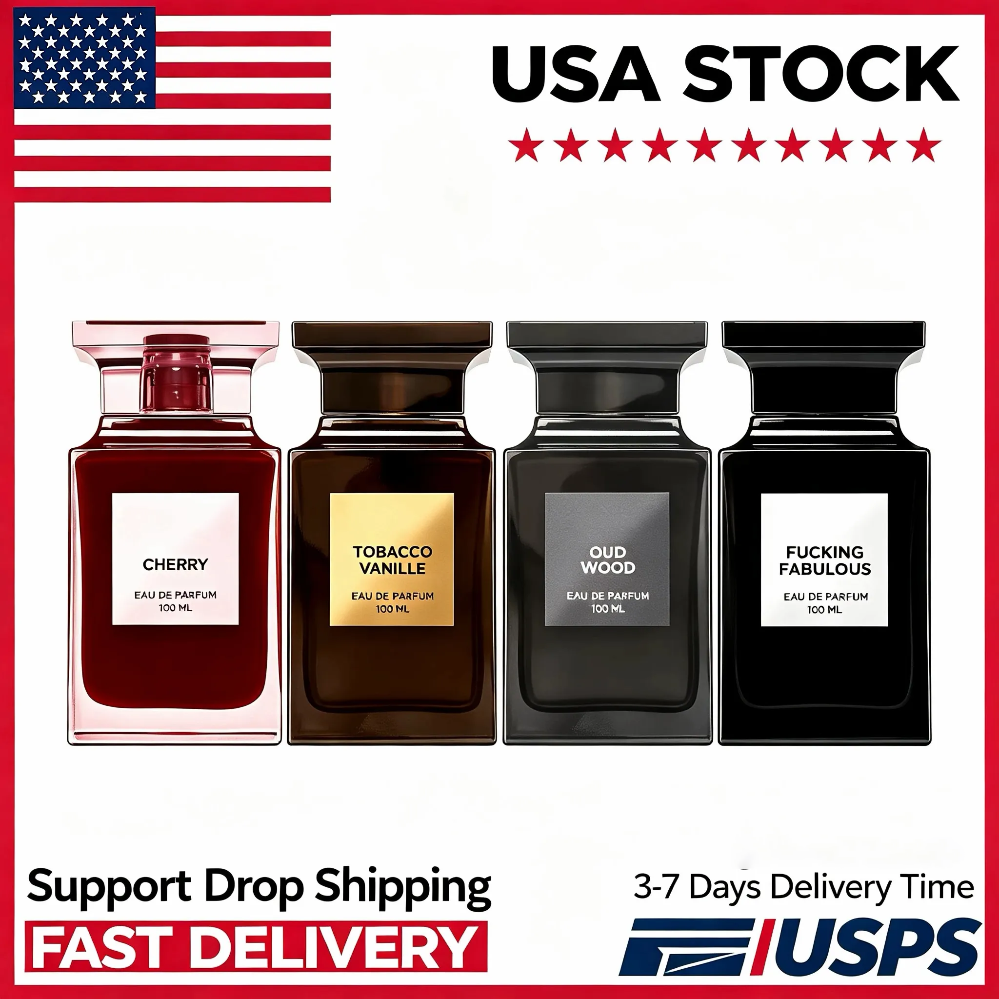 US 7Days Delivery Hot Selling Perfume Lost Cherry Bal d'Afrique Angels' Share Goddess Power of You Fragrance Spray Long Lasting Man Wom