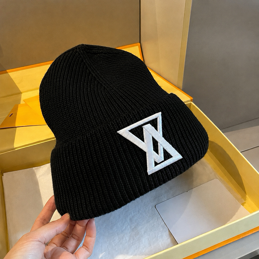 Bonnets de créateurs Chapeau Tricot Unisexe Chapeau Lettre Modèle Polyvalent Dôme Haute Qualité Coupe-Vent Chaud Caps Épaissir Bonnet Bonnet Caps